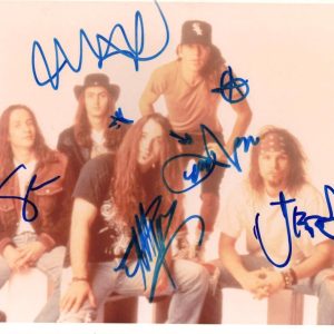 Pearl Jam Band Signed Autograph 8x10 Photo - Vintage Eddie Vedder +4 JSA COA