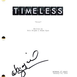 Abigail Spencer Signed Autograph Timeless Full Pilot Script Screenplay
