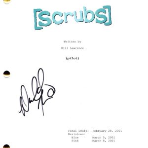 Donald Faison Signed Autograph Scrubs Full Pilot Script Screenplay Dr Chris Turk
