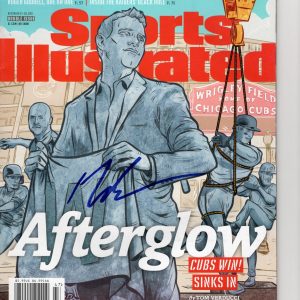 CHICAGO CUBS THEO EPSTEIN SIGNED SPORTS ILLUSTRATED