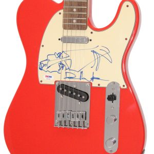 Dave Matthews Signed Autograph Fender Guitar w/ Original Art Sketch w/ PSA COA