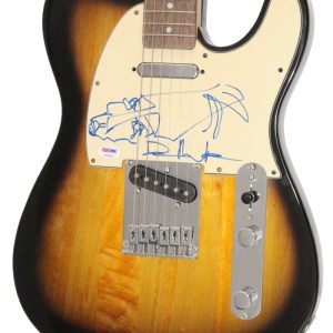 Dave Matthews Signed Autograph Fender Guitar w/ Original Art Self Sketch PSA COA
