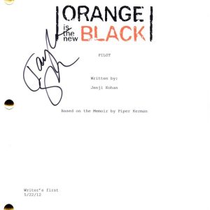 Taylor Schilling Signed Autograph Orange Is The New Black Full Pilot Script