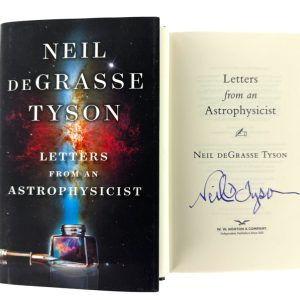 Neil deGrasse Tyson Signed Autograph Letters from an Astrophysicist Book