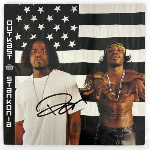 Andre 3000 & Big Boi Outkast Signed Autograph Album Record LP Stankonia JSA COA