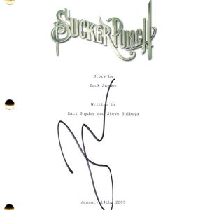Zack Snyder Signed Autograph Sucker Punch Full Movie Script Screenplay
