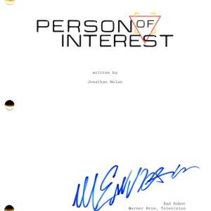 Michael Emerson Signed Autograph Person of Interest Full Pilot Script Screenplay