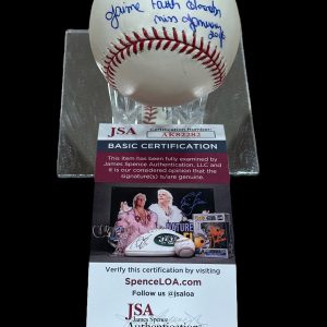 Jaime Edmondson Longoria Playboy Playmate Jan 2010 Signed Autograph Baseball JSA