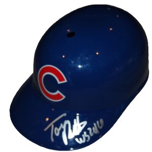 TOM RICKETTS signed (CHICAGO CUBS) souvenir batting helmet PSA/DNA AN39864