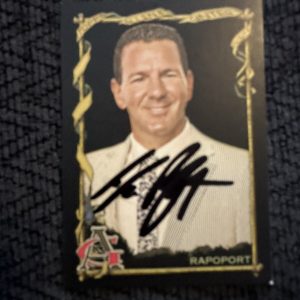 Signed Trading Card Ian Rapoport Allen & Ginter Autographed NFL Reporter