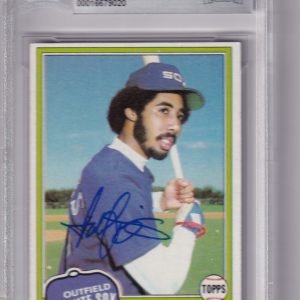 HAROLD BAINES signed (1981 TOPPS) Baseball WHITE SOX Baseball card BECKETT BAS