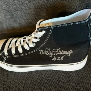 1954 Milan Indians Game Winning Shot Bobby Plump Signed New Shoe Hoosiers Movie