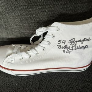 1954 Milan Indians Bobby Plump Signed Converse Chuck Taylor Shoe Hoosiers