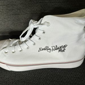 1954 Milan Indians Game Winning Shot Bobby Plump Signed New Shoe Hoosiers Movie