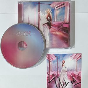 Nicki Minaj Pink Friday 2 CD & SIGNED FULL NAME Cover Art Card Autograph BAS COA