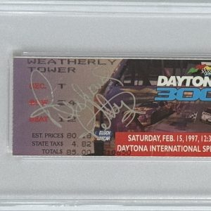 1997 Daytona 300 Ticket SIGNED By Richard Petty PSA DNA Certified Autograph COA