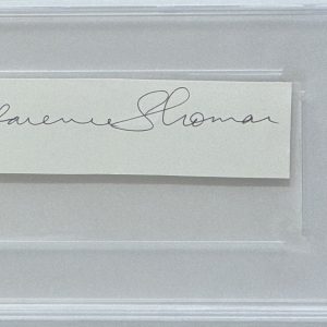 SUPREME COURT JUSTICE CLARENCE THOMAS AUTOGRAPHED CUT PSA DNA COA CERTIFIED