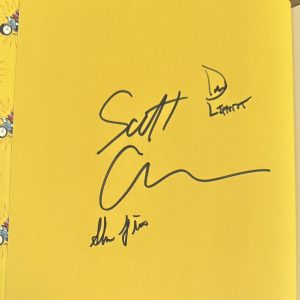 "COMEDY BANG! BANG!" The Podcast SCOTT AUKERMAN + 2 Others Hand Signed Book HC