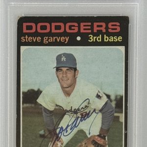 1971 71 Topps Steve Garvey Signed RC Rookie Card PSA DNA COA Autograph RC HOF