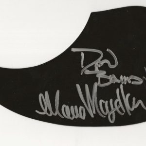 Georgia Satellites REAL hand SIGNED Acoustic Guitar Pickguard COA 3 original