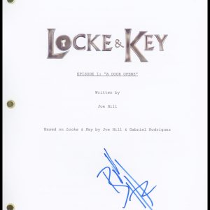Bill Heck "Locke & Key" AUTOGRAPH Signed 'Rendell Locke' Pilot Script ACOA