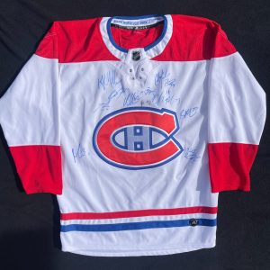 2019/20 Montreal Canadiens Team Signed Adidas Jersey JSA COA