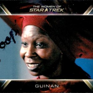 Whoopi Goldberg Signed The Women Of Star Trek TNG Guinan Card #30 JSA COA
