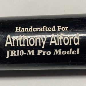 ANTHONY ALFORD BLUE JAYS PIRATES REDS CRACKED GAME USED MARUCCI BAT W/COA *