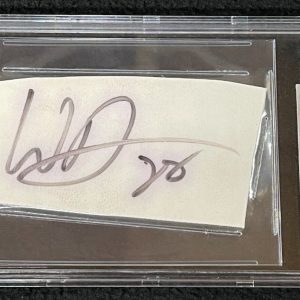 Warrick Dunn Signed Tampa Bay Buccaneers Cut Autograph Beckett Certified