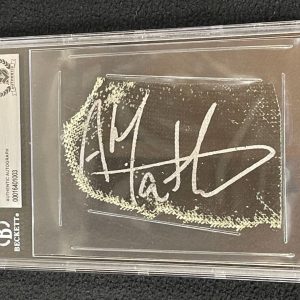 Anthony Mantha Signed Vegas Golden Knights Stick Cut Autograph Beckett Certified