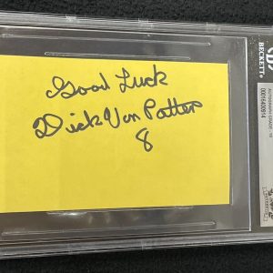 Dick Van Patten Signed The Sunshine Boys Cut Autograph Beckett Certified