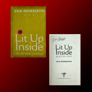 Van Morrison Lit Up Inside Selected Lyrics Rare Signed Autograph Book JSA LOA