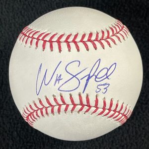 Warwick Saupold Signed Detroit Tigers OML Baseball Beckett COA