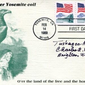 General Charles McGee Tuskegee Airmen WWII War Red Tails Signed Autograph FDC