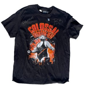 Bronson Reed Signed Colossal WWE Official T-Shirt JSA COA