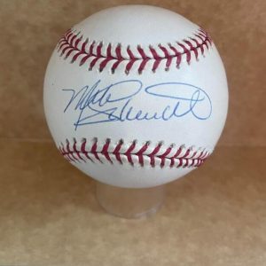 MIKE SCHMIDT PHILLIES VINTAGE SIGNED AUTO M.L. BASEBALL JSA AUTH