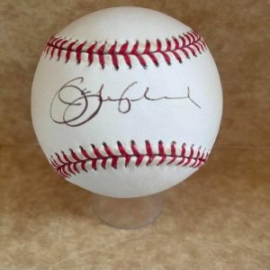 JIM LEYLAND PIRATES/MARLINS SIGNED VINTAGE N.L. BASEBALL BECKETT AUTH