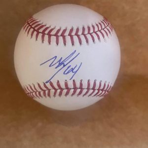 VICTOR MESA JR. MARLINS SIGNED AUTOGRAPHED M.L. BASEBALL BECKETT AUTH