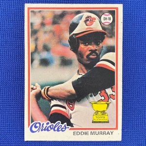 1978 TOPPS EDDIE MURRAY BALTIMORE ORIOLES RC ROOKIE #36 CARD VINTAGE