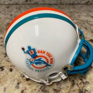 DAN MARINO DAN THE MAN RECORD BREAKER MIAMI DOLPHINS MINI HELMET RARE