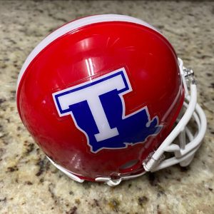 NCAA LOUISIANA TECH BULLDOGS RIDDELL MINI HELMET UNSIGNED RARE