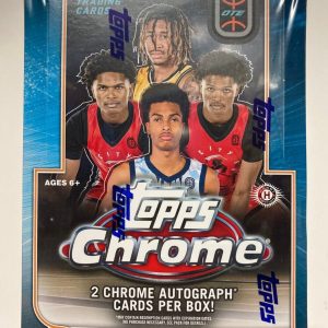 2022/23 TOPPS CHROME OTE BASKETBALL SEALED HOBBY BOX 2 CHROME AUTOS PER BOX