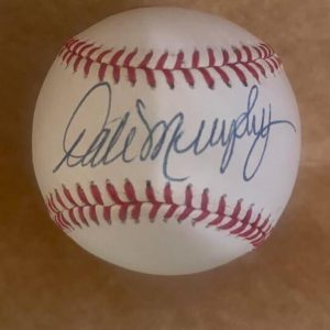 DALE MURPHY BRAVES SIGNED AUTOGRAPHED VINTAGE N.L. BASEBALL BECKETT AUTH