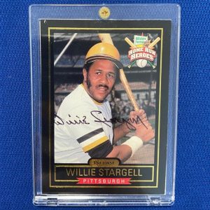 1999 HILLSHIRE FARM HOME RUN HEROES WILLIE STARGELL PIRATES AUTO SIGNED CARD