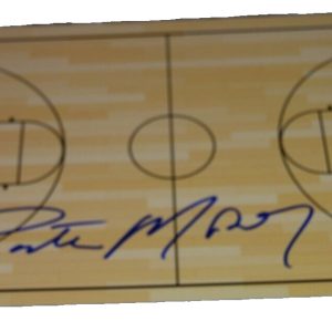 PORTER MOSER signed (OKLAHOMA SOONERS) basketball coach clipboard JSA SS59824