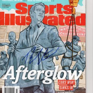 CHICAGO CUBS THEO EPSTEIN SIGNED SPORTS ILLUSTRATED 2A