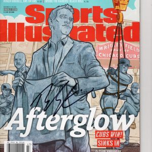 CHICAGO CUBS THEO EPSTEIN SIGNED SPORTS ILLUSTRATED 3B