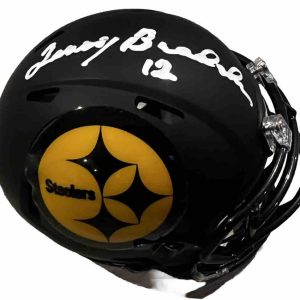 TERRY BRADSHAW signed (Pittsburgh Steelers) mini football helmet BECKETT BM02833