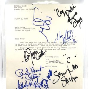 BOOKE BACH BEST +6 Signed Auto Encapsulated Slabbed Letter BAS DUKES OF HAZZARD