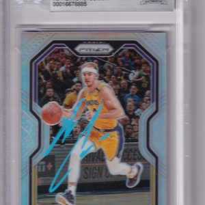 ALEX CARUSO signed (2020-21 PANINI PRIZM) #10 Lakers basketball card BECKETT BAS